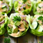 Avocado Chicken Salad Lettuce Wraps Refresh 1