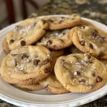 Assorted decorated cookies in heart and striped designs.