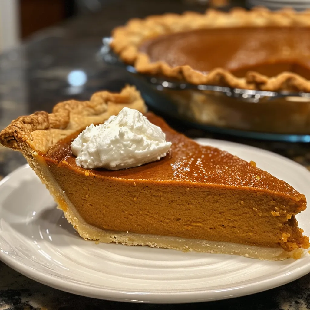brown sugar pumpkin pie 1 U1
