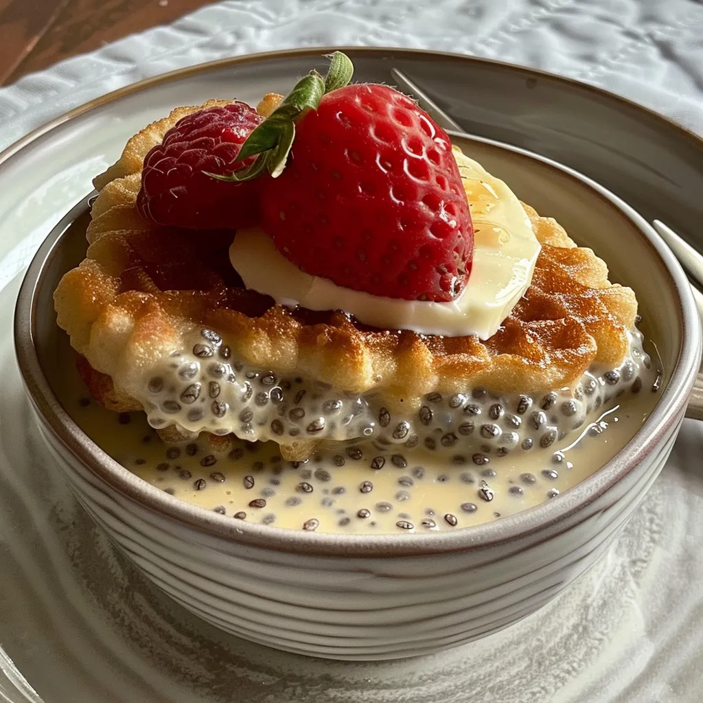 Fried chicken breast on a waffle with syrup.