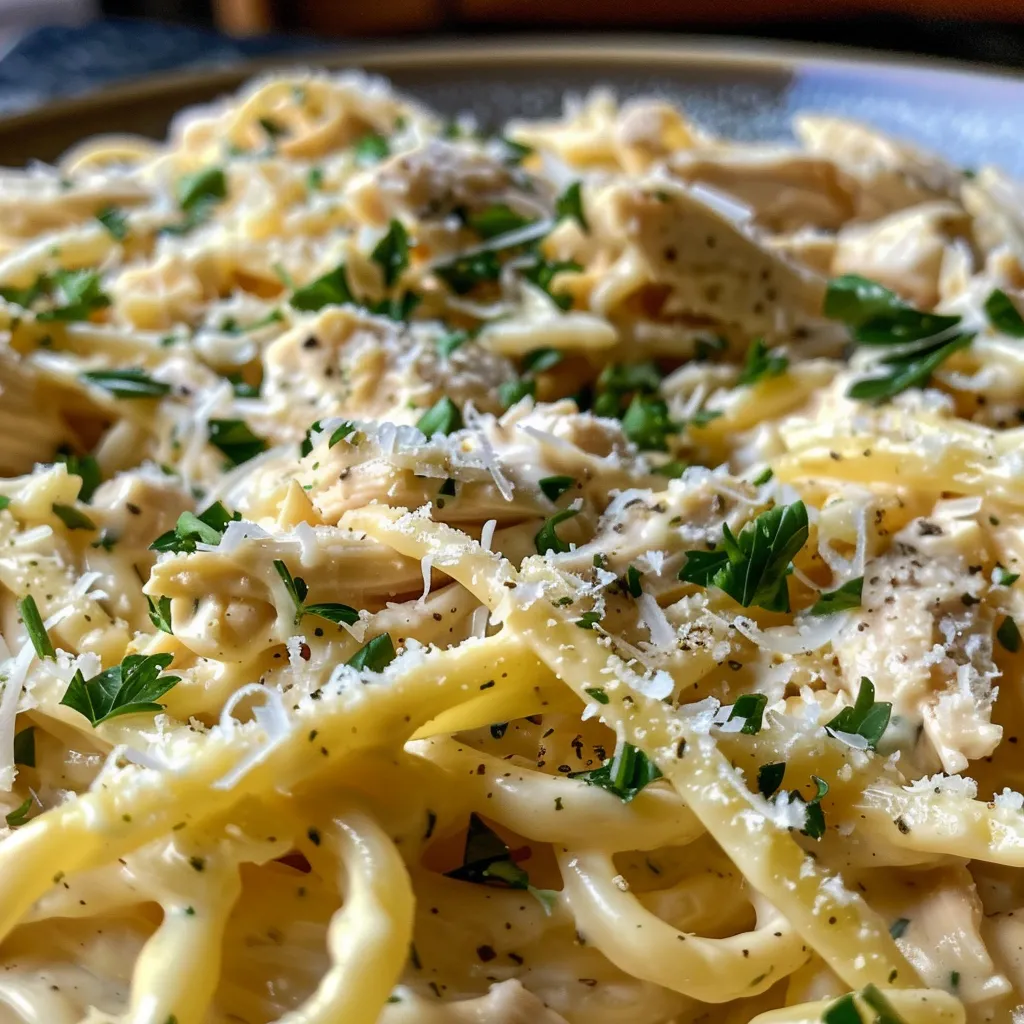 creamy rotisserie chicken pasta 1 U1