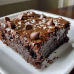 fudgy zucchini chocolate brownies 1 U1