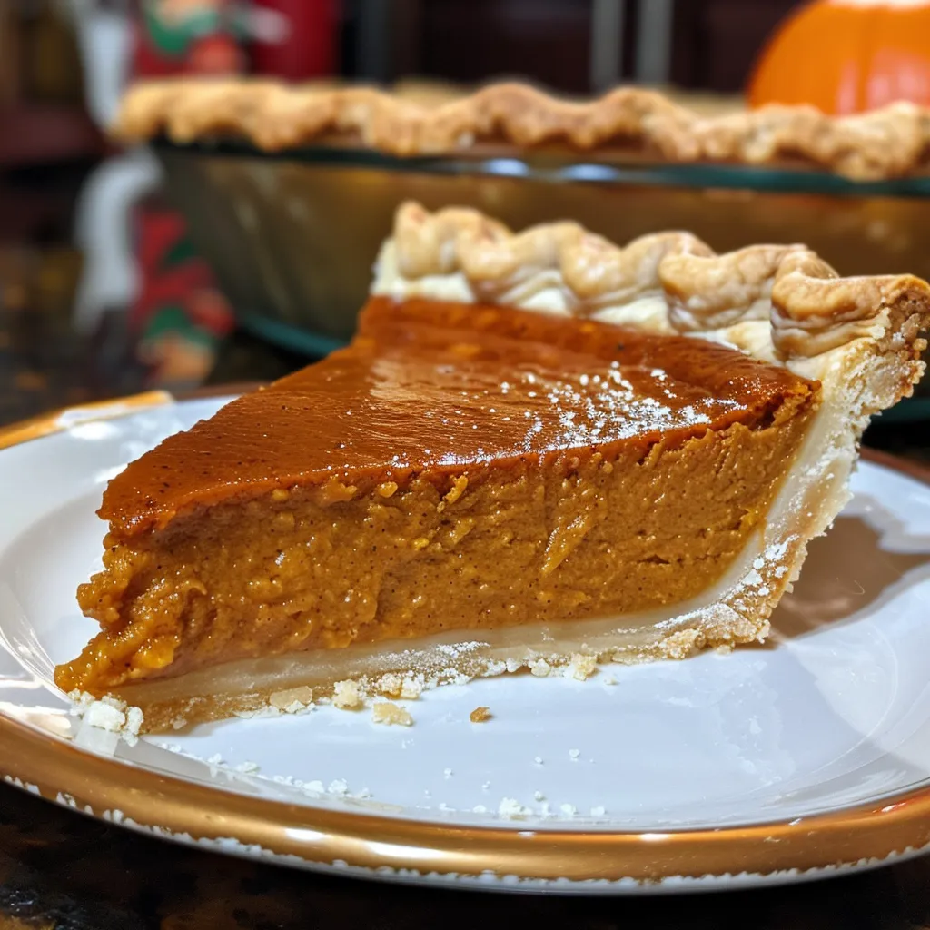 homemade fresh pumpkin pie 1 U1