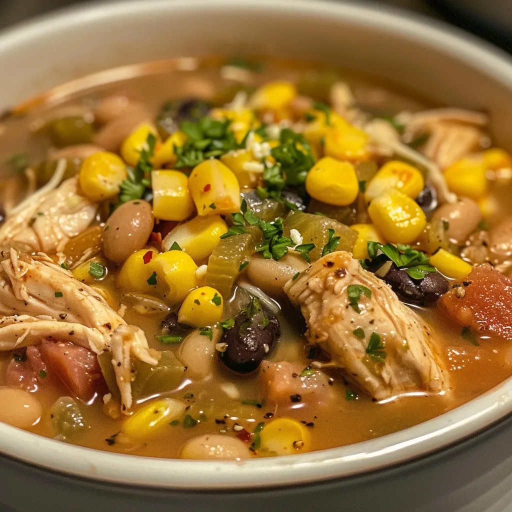 kristens crock pot white chicken chili 1 U1