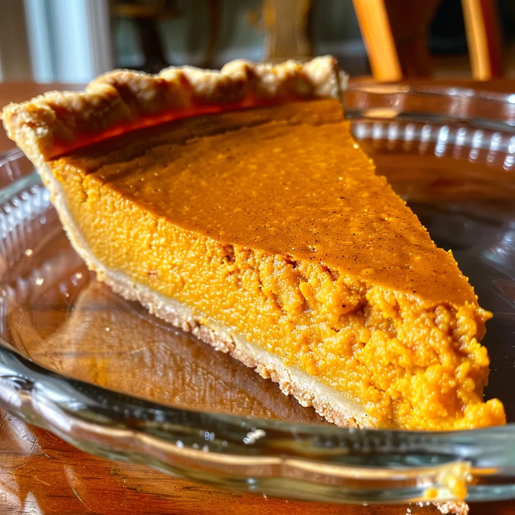 perfect crustless pumpkin pie 1 U1