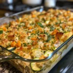 quick rotisserie chicken zucchini casserole 1 U1