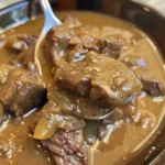 crockpot beef tips and gravy 1 U1