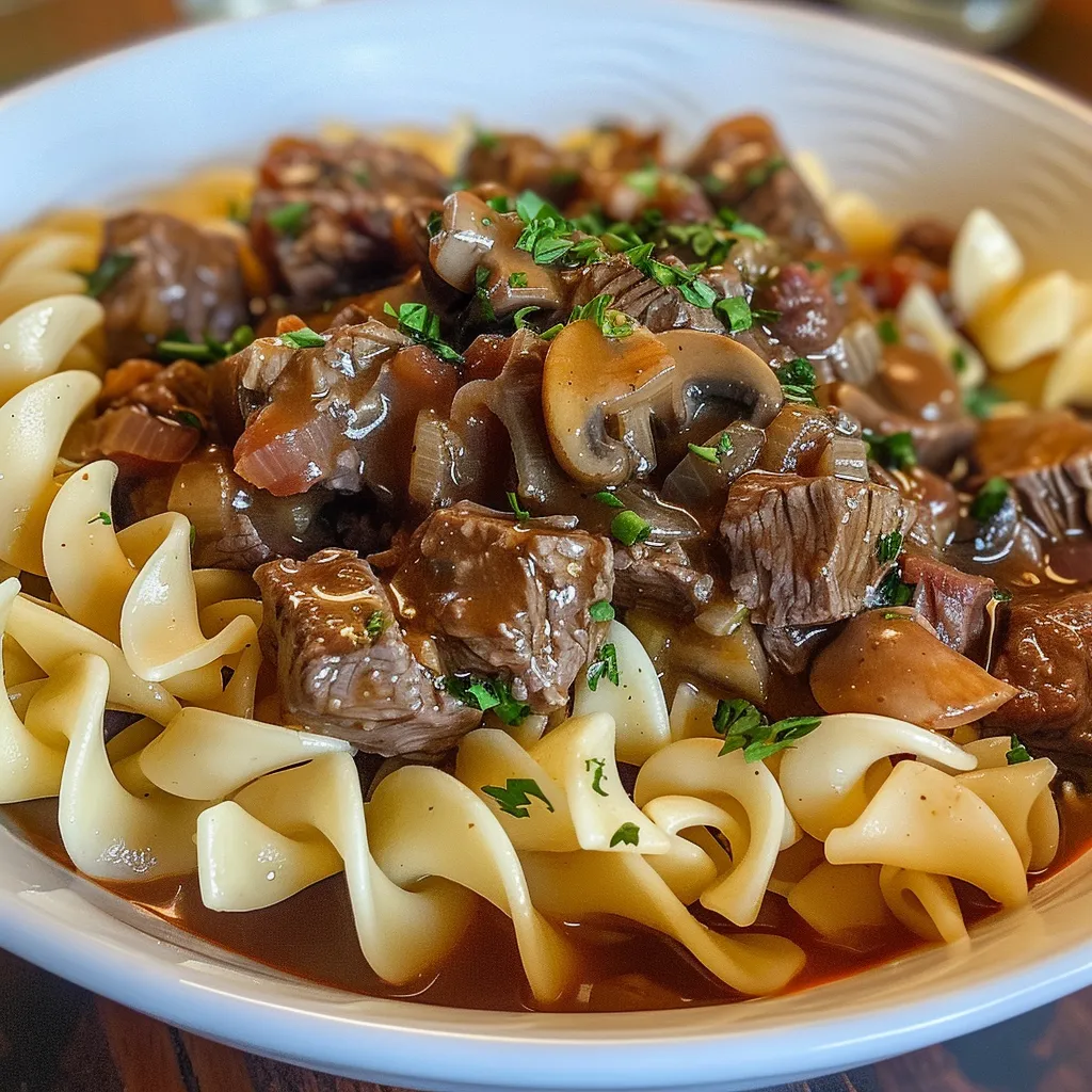healthy beef stew and noodles 1 U1
