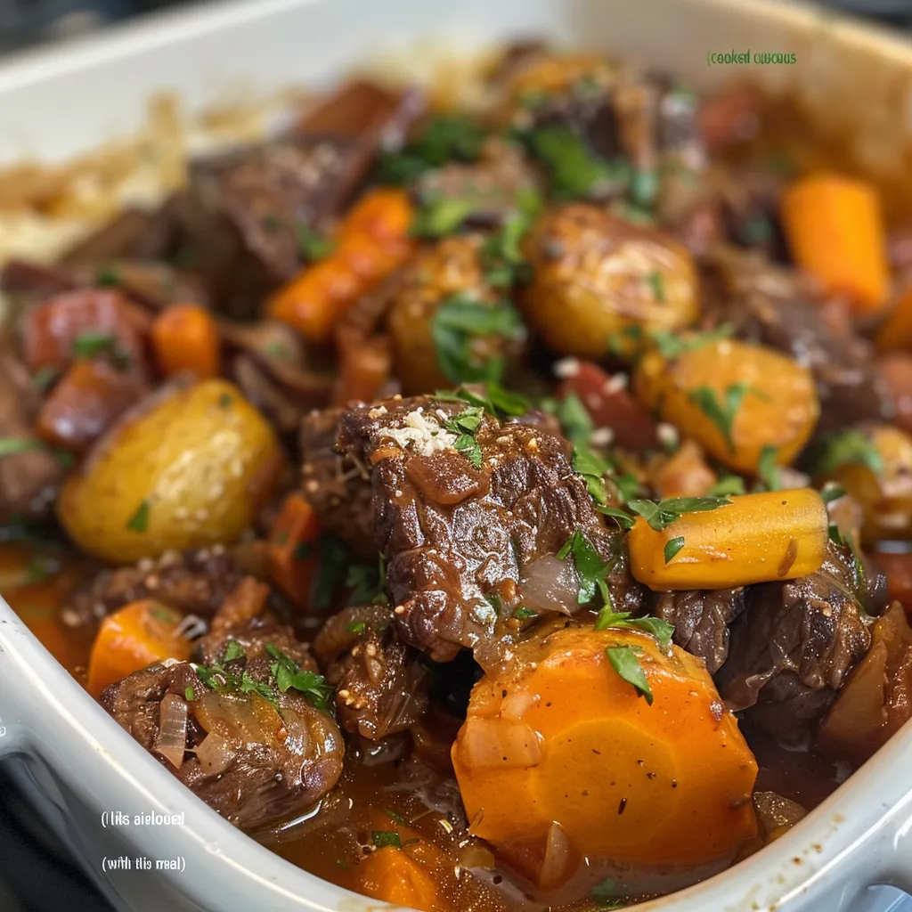 slow cooked summer beef casserole 1 U1